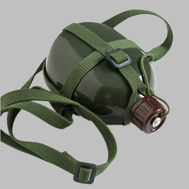 1-3L Military Army Outdoor Camping Aluminium Water Bottle Kettle