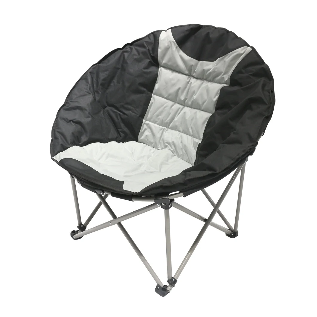 Camping Folding Moon Chairs 600d Polyester Garden Outdoor Furniture